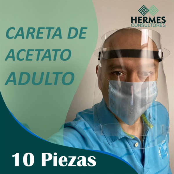 Careta de Acetato - 10 Piezas