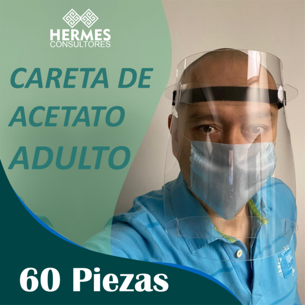 Careta de Acetato - 60 Piezas