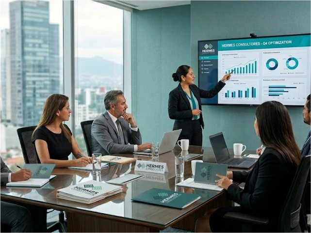 Equipo Hermes Consultores atendiendo a empresarios mexicanos